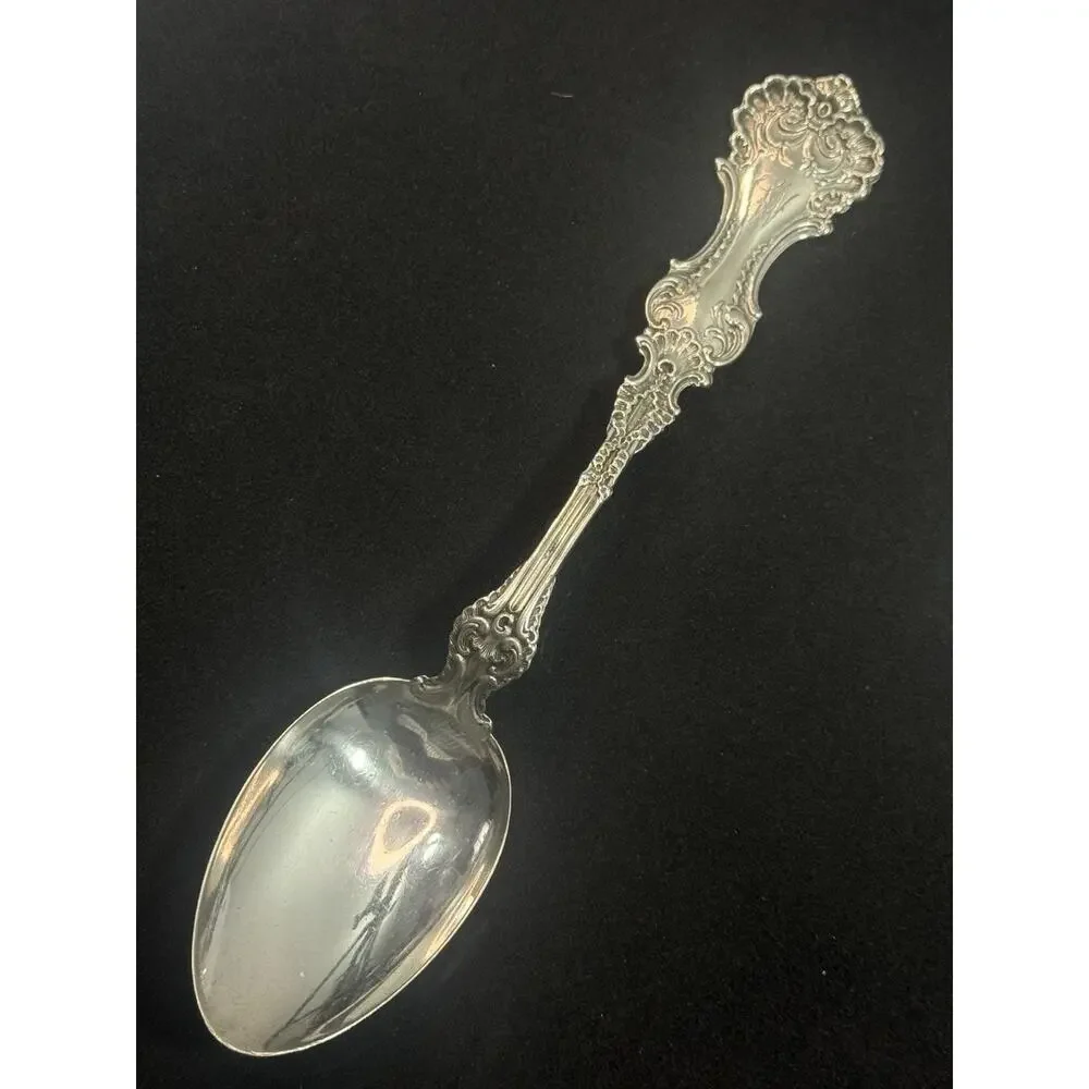 Sterling Silver Whiting Pompodour Teaspoons Set Of 6